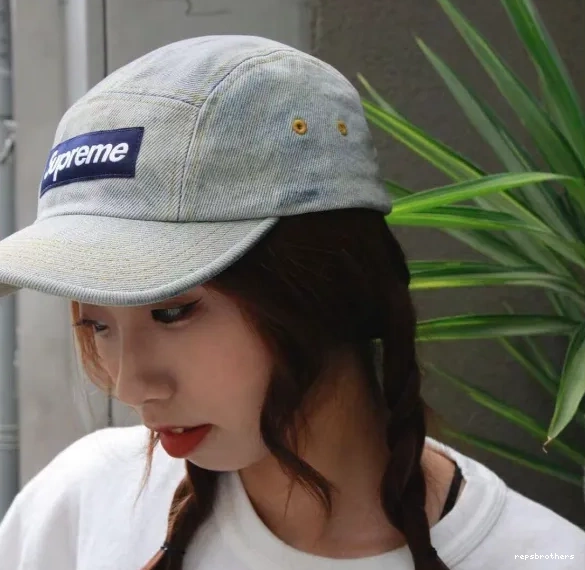 Washed Hat CAP Black Tannin DENIM Water White CAMP Camping Washed SS23 Blue Water 0713